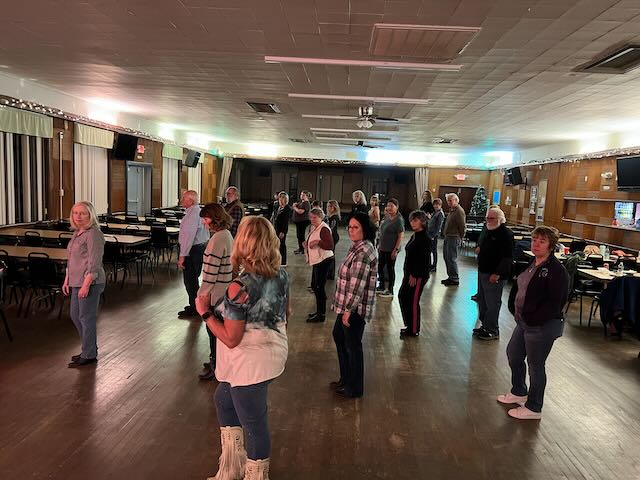 Line Dancing at the Bristol Polish American Citizens Club - January 16, 2025