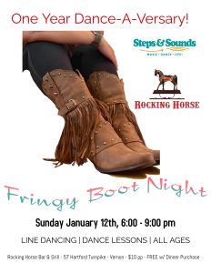 Fringy Boot Night - Line Dance-A-Versary @ Rocking Horse Bar & Grill | Vernon | Connecticut | United States