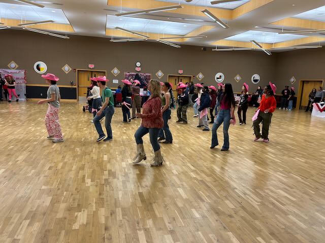 ECSU Galentines Event - February 12, 2025 - dancing