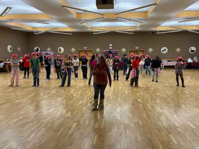 ECSU Galentines Event - February 12, 2025 - dancing