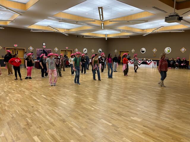 ECSU Galentines Event - February 12, 2025 - dancing - lesons