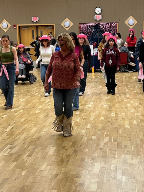 ECSU Galentines Event - February 12, 2025 - dancing - lesons