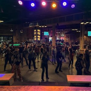 Line Dancing at the Rocking Horse Bar & Grill, Vernon CT Full Dance Floor