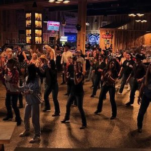 Line Dancing at the Rocking Horse Bar & Grill, Vernon CT Full Dance Floor